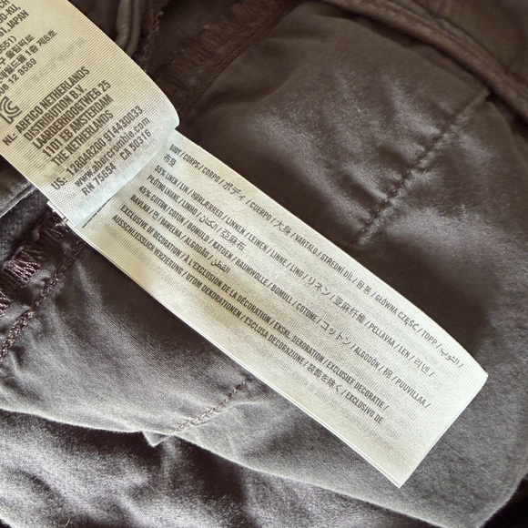 Abercrombie & Fitch Women's Linen Blend Grey Bermuda Shorts Size 29 - Picture 5 of 5